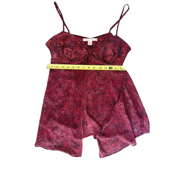 Victoria’s Secret Red Snakeskin Lace Slip Dress – Size Small - Picture 5 of 6